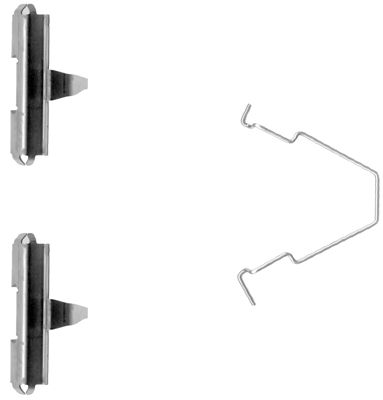 109-1270 QUICK BRAKE Планка супорта (заднього) прижимна (к-кт) Mazda 626/MX-6 91- (NBK)1