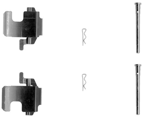 109-1273 QUICK BRAKE Планка супорта прижимна1