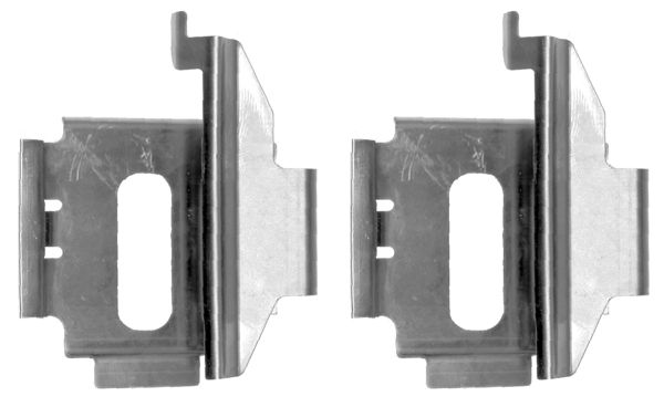109-1282 QUICK BRAKE Планка супорта (заднього) прижимна (к-кт) VW LT (28-46) 96-06 /Vito (W638) (пер1