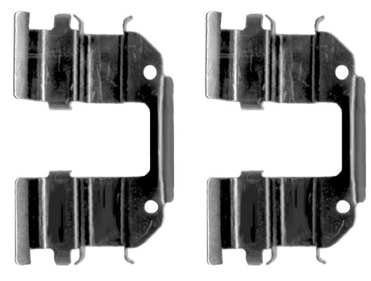 109-1285 QUICK BRAKE Планка супорта (переднього) прижимна (к-кт) Chevrolet Matiz/Daewoo Matiz 0.8/1.1