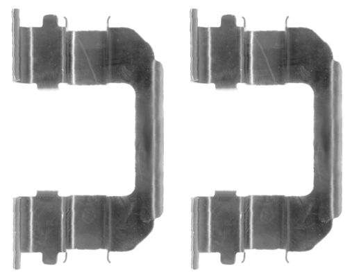 109-1287 QUICK BRAKE Планка супорта (переднього) прижимна (к-кт) Chevrolet Lacetti/Aveo 1.2-2.0D 05-1