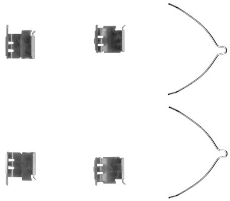109-1289 QUICK BRAKE Планка супорта прижимна1