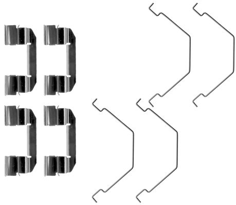 109-1292 QUICK BRAKE Планка супорта прижимна1