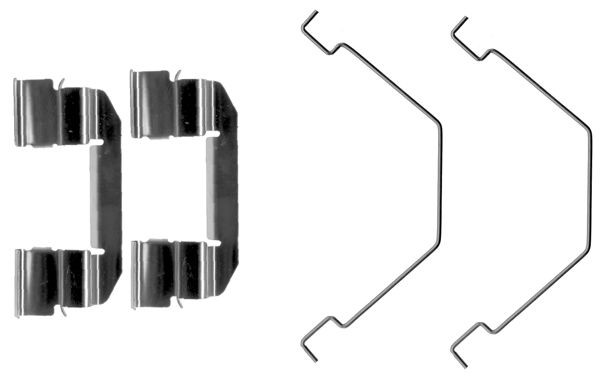 109-1292 QUICK BRAKE Планка супорта прижимна1