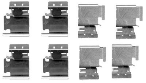 109-1298 QUICK BRAKE Планка супорта (переднього/заднього) прижимна (к-кт) VW Crafter/Fiat Doblo/Ford1