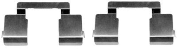 109-1609 QUICK BRAKE Планка супорта (переднього) прижимна (к-кт) Renault Scenic I/Megane I/Laguna I1