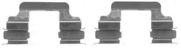 109-1610 QUICK BRAKE Планка супорта (заднього) прижимна (к-кт) VW T5 (Lucas)1