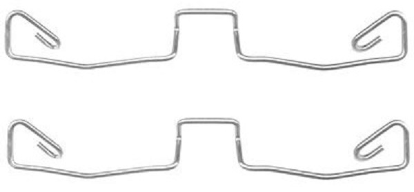 109-1633 QUICK BRAKE Планка супорта (переднього/заднього) прижимна (к-кт) Audi A6/Allroad 97-05 (Ate1