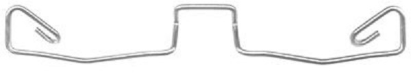 109-1633 QUICK BRAKE Планка супорта (переднього/заднього) прижимна (к-кт) Audi A6/Allroad 97-05 (Ate1