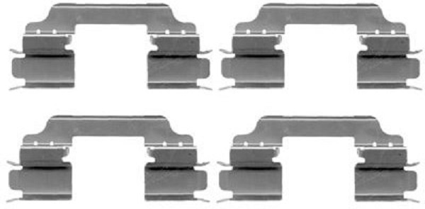 109-1649 QUICK BRAKE Планка супорта (переднього) прижимна (к-кт) MB Citan 12-/Renault Kangoo 08- (Lu1
