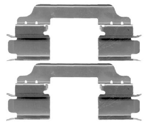 109-1649 QUICK BRAKE Планка супорта (переднього) прижимна (к-кт) MB Citan 12-/Renault Kangoo 08- (Lu1