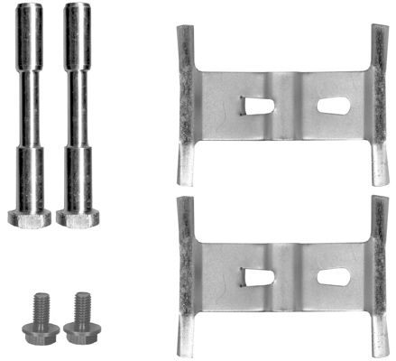 109-1658 QUICK BRAKE Планка супорта (переднього) прижимна (к-кт) VW Touareg/Audi Q7 3.0-6.0 02-15 (B1