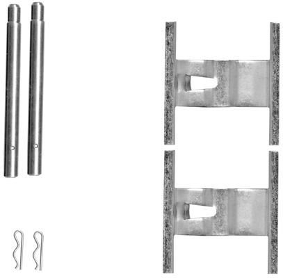 109-1660 QUICK BRAKE Планка супорта (заднього) прижимна (к-кт) VW Touareg/Audi Q7/Porsche Cayenne 021