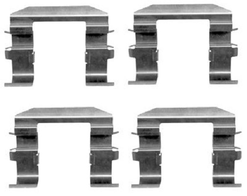 109-1664 QUICK BRAKE Планка супорта (переднього) прижимна (к-кт) Kia Sorento 02- (Ate)1