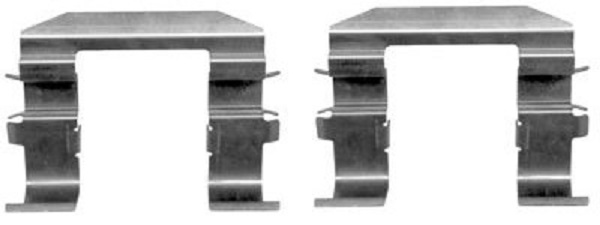 109-1664 QUICK BRAKE Планка супорта (переднього) прижимна (к-кт) Kia Sorento 02- (Ate)1