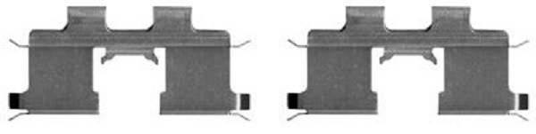 109-1667 QUICK BRAKE Планка супорта (заднього) прижимна (к-кт) Hyundai Tucson/Kia Sportage 2.0 CRDi1