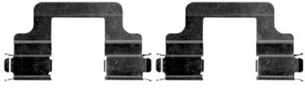 109-1679 QUICK BRAKE Планка супорта (заднього) прижимна (к-кт) VW Golf V/VI/ Passat10- (Lucas)1