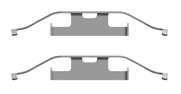 109-1682 QUICK BRAKE Планка супорта (заднього) прижимна (к-кт) VW T5/Touareg 02-151