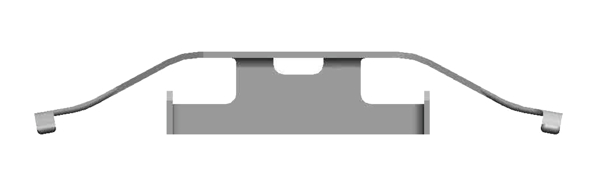 109-1682 QUICK BRAKE Планка супорта (заднього) прижимна (к-кт) VW T5/Touareg 02-151