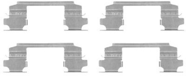 109-1686 QUICK BRAKE Планка супорта прижимна1