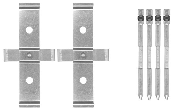 109-1694 QUICK BRAKE Планка супорта (переднього) прижимна (к-кт) Renault Megane 2.0 TCe 08- (Brembo)1