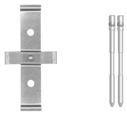 109-1694 QUICK BRAKE Планка супорта (переднього) прижимна (к-кт) Renault Megane 2.0 TCe 08- (Brembo)1