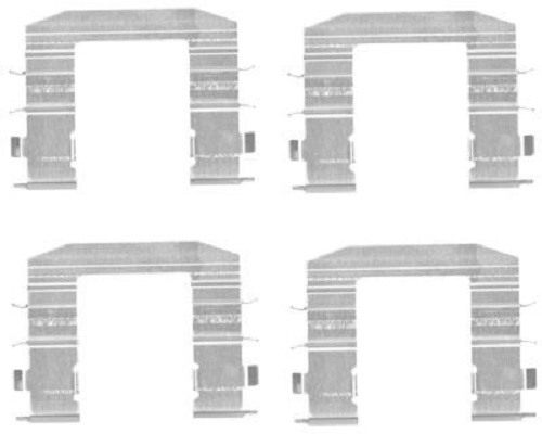 109-1708 QUICK BRAKE Планка супорта (переднього) прижимна (к-кт) Hyundai i30/ix35/ Kia Sportage 02-1