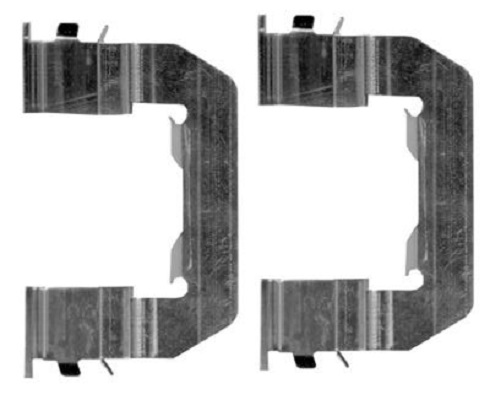 109-1719 QUICK BRAKE Планка супорта (переднього) прижимна (к-кт) Kia Sorento II/Hyundai Santa FE II1