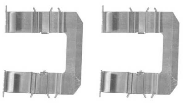 109-1735 QUICK BRAKE Планка супорта (переднього) прижимна (к-кт) Hyundai Accent III/Kia Rio II 05- (1