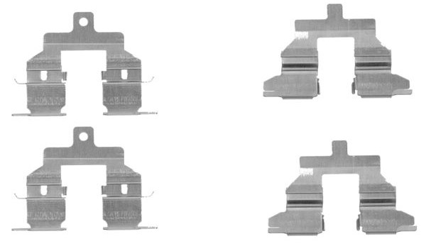 109-1737 QUICK BRAKE Планка супорта (заднього) прижимна (к-кт) Nissan Qashqai 07- (Akeb)1
