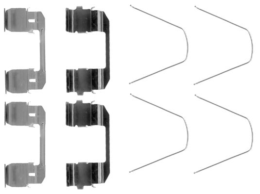 109-1743 QUICK BRAKE Планка супорта прижимна1