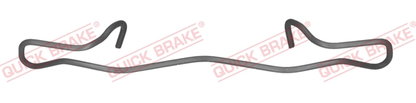 109-1755 QUICK BRAKE Планка супорта (заднього) прижимна (к-кт) MB C-class (W204)/Renault Laguna II/I1