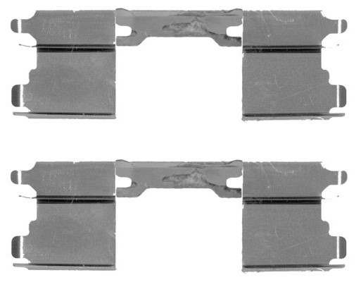 109-1762 QUICK BRAKE Планка супорта (переднього) прижимна (к-кт) MB Sprinter/VW Crafter 06- (Brembo)1