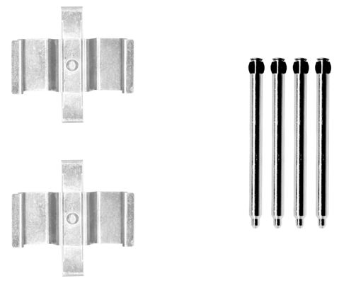 109-1765 QUICK BRAKE Планка супорта (заднього) прижимна (к-кт) MB E-class (W210)/S-class (W140) 91-11