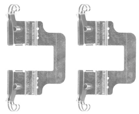 109-1766 QUICK BRAKE Планка супорта (заднього) прижимна (к-кт) Audi A4/A5/A6/A7/Q7 07- (Lucas)1