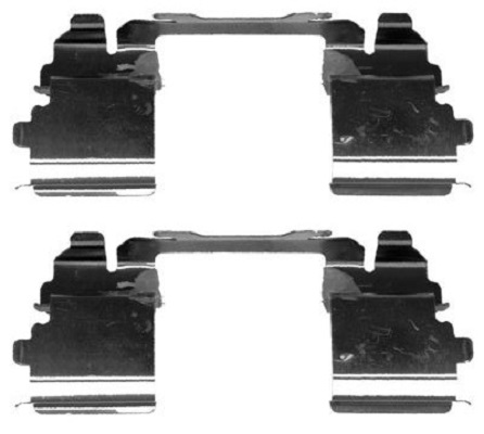 109-1768 QUICK BRAKE Планка супорта (переднього) прижимна (к-кт) Iveco Daily IV 06-1