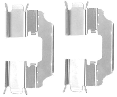 109-1770 QUICK BRAKE Планка супорта (заднього) прижимна (к-кт) Renault Kangoo 1.5dCi-1.6 08- (TRW)1