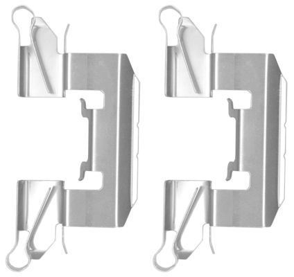 109-1772 QUICK BRAKE Планка супорта (переднього) прижимна (к-кт) Ford Fiesta VI 08- (Lucas)1