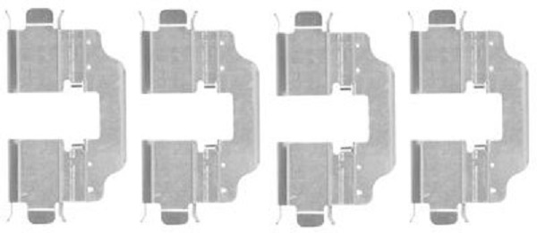 109-1773 QUICK BRAKE Планка супорта (заднього) прижимна (к-кт) Renault Scenic III/Megane III 1.2-2.01