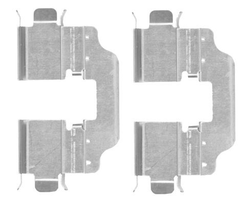 109-1773 QUICK BRAKE Планка супорта (заднього) прижимна (к-кт) Renault Scenic III/Megane III 1.2-2.01