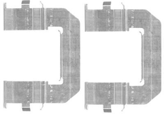 109-1776 QUICK BRAKE Планка супорта (переднього/заднього) прижимна (к-кт) Opel Astra J/Insignia A/Za1