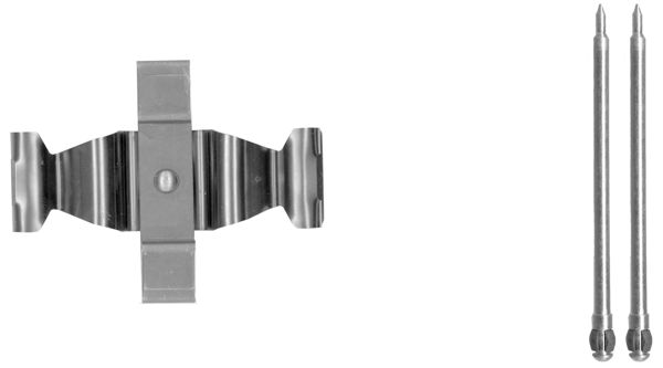 109-1803 QUICK BRAKE Планка супорта (переднього) прижимна (к-кт) MB C-class (W203)/E-class (W211) 001