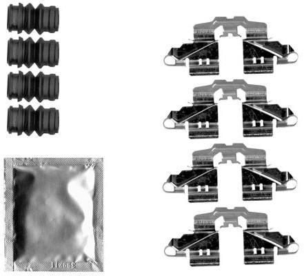 109-1808 QUICK BRAKE Планка супорта прижимна1