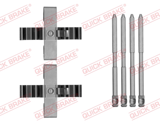 109-1809 QUICK BRAKE Планка супорта (заднього) прижимна (к-кт) VW Touareg 2.5TDI/3.0TDI 02-101