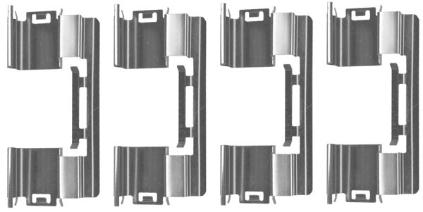 109-1813 QUICK BRAKE Планка супорта (переднього) прижимна (к-кт) Opel Astra J 1.4-2.0CDTI 09- (Bosch1