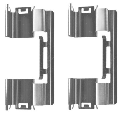 109-1813 QUICK BRAKE Планка супорта (переднього) прижимна (к-кт) Opel Astra J 1.4-2.0CDTI 09- (Bosch1