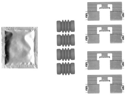 109-1818 QUICK BRAKE Планка супорта (заднього) прижимна (к-кт) Chevrolet Orlando/Opel Asra J 1.3-2.01