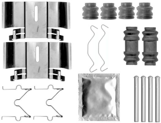 109-1836 QUICK BRAKE Планка супорта (заднього) прижимна (к-кт) Toyota RAV 4 II 00- (Sumitomo)1