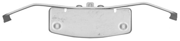 109-1837 QUICK BRAKE Планка супорта (переднього) прижимна (к-кт) Volvo S60/S80/V60/V70/XC70 06- (Ate1
