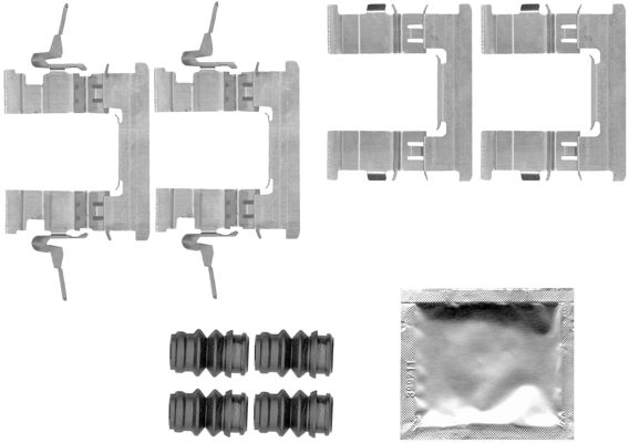 109-1842 QUICK BRAKE Планка супорта прижимна1
